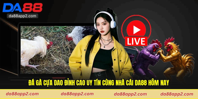 Đá Gà Cựa Dao Đỉnh Cao Uy Tín Cùng Nhà Cái Da88 Hôm Nay