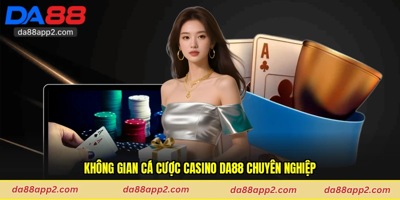 Không gian cá cược Casino Da88 chuyên nghiệp